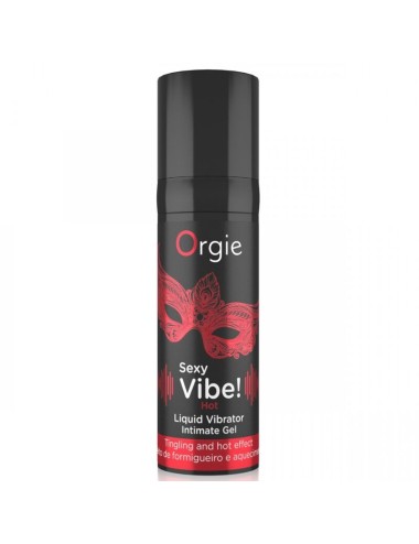 ORGIE - VIBRAZIONI SEXY! LIQUIDO CALDO E RISCALDANTE PER VIBRATORE 15 ML