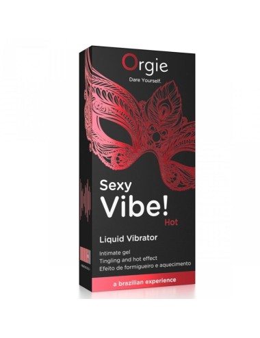 ORGIE - VIBRAZIONI SEXY! LIQUIDO CALDO E RISCALDANTE PER VIBRATORE 15 ML