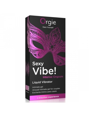 ORGIE - VIBRAZIONI SEXY! ORGASMO INTENSO SENSAZIONI MULTIPLE GEL INTIMO 15 ML