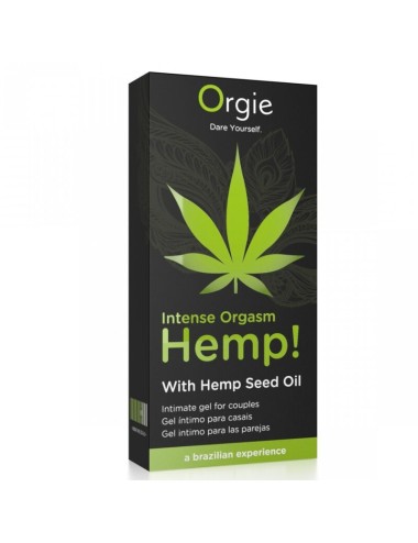 ORGIE - CANAPA! ORGASMO INTENSO SENSAZIONI MULTIPLE GEL INTIMO 15 ML