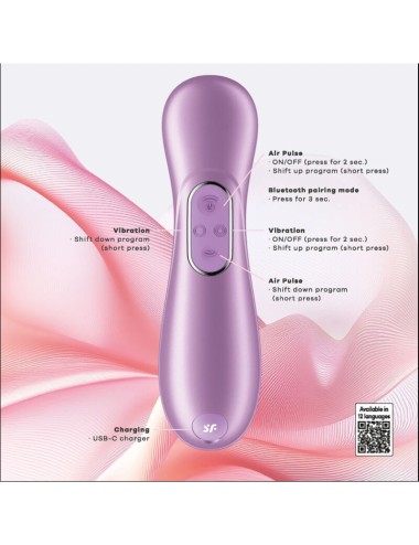 SATISFYER - STIMOLATORE CLITORIDEO PRO DI QUARTA GENERAZIONE - AMETHYST