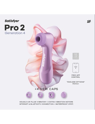 SATISFYER - STIMOLATORE CLITORIDEO PRO DI QUARTA GENERAZIONE - AMETHYST