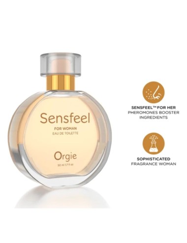 ORGIE - SENSFEEL FOR WOMAN BOOSTER AI FEROMONI EAU DE TOILETTE 50 ML