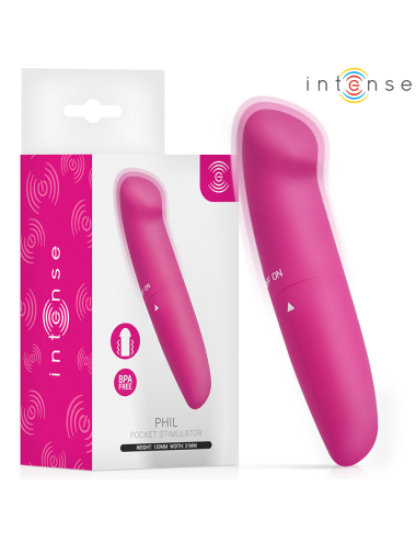 INTENSE - VIBRATORE PER IL PUNTO G PHIL ROSA 13 CM
