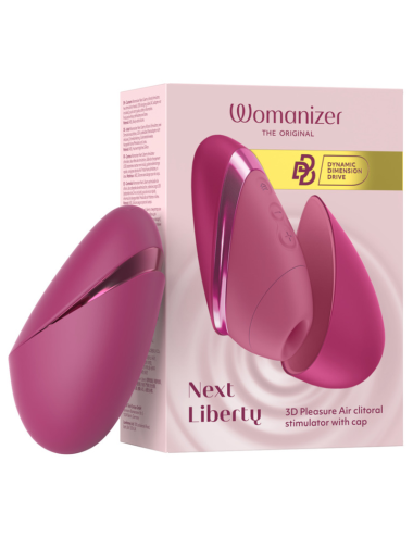 WOMANIZER - NEXT LIBERTY STIMOLATORE CLITORIDEO 3D INTENSO ROSA ARIA DI PIACERE