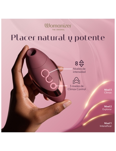 WOMANIZER - NEXT LIBERTY 3D PLEASURE AIR CLITORAL STIMULATOR BORDEAUX