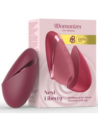 WOMANIZER - STIMOLATORE CLITORIDEO A SUZIONE 14 LIVELLI DI INTENSITÀ BORDEAUX