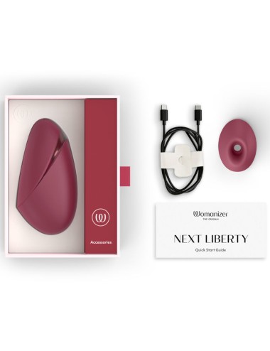 WOMANIZER - STIMOLATORE CLITORIDEO A SUZIONE 14 LIVELLI DI INTENSITÀ BORDEAUX