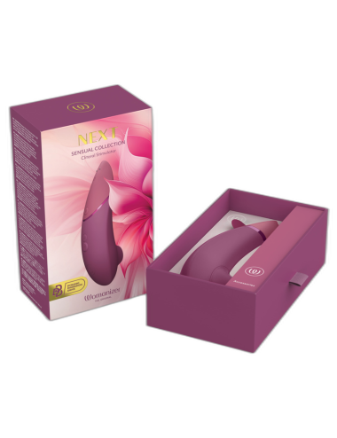 WOMANIZER - STIMOLATORE CLITORIDEO A SUZIONE DI NEXT, 14 LIVELLI DI INTENSITÀ, ROSA SCURO