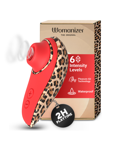 WOMANIZER - LIBERTY 2 STIMOLATORE CLITORIDEO A SUZIONE 8 LIVELLI DI INTENSITÀ STAMPA LEOPARDATA