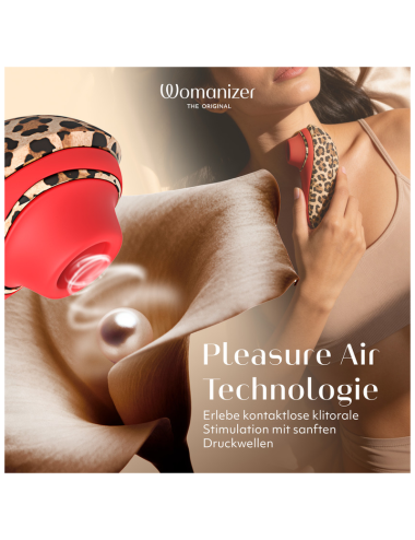 WOMANIZER - LIBERTY 2 STIMOLATORE CLITORIDEO A SUZIONE 8 LIVELLI DI INTENSITÀ STAMPA LEOPARDATA