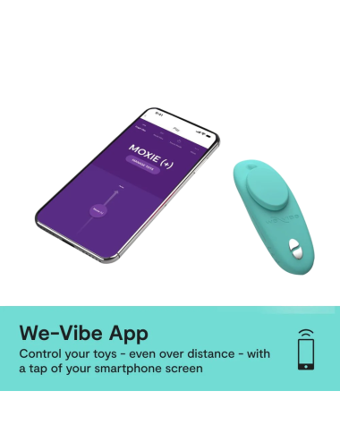 WE-VIBE - VIBRATORE PER SLIP MOXIE+ CON CLIP MAGNETICA ACQUA