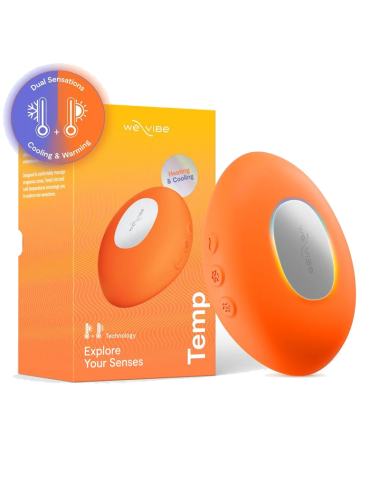 WE-VIBE - VIBRATORE RISCALDANTE E RAFFREDDANTE A TEMPERATURA ARANCIONE