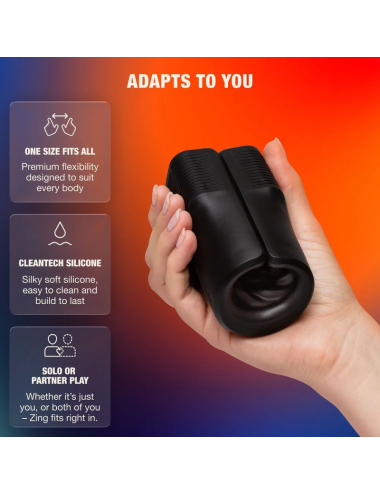ARCWAVE - ZING STROKER MASCHILE VIBRANTE CON DOPPIO MOTORE NERO