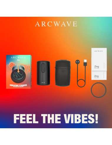 ARCWAVE - ZING STROKER MASCHILE VIBRANTE CON DOPPIO MOTORE NERO