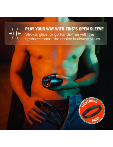 ARCWAVE - ZING STROKER MASCHILE VIBRANTE CON DOPPIO MOTORE NERO
