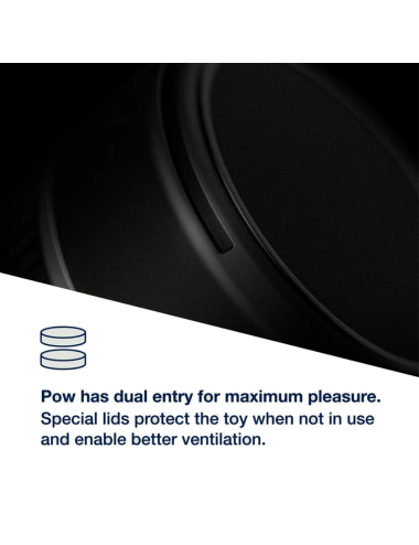ARCWAVE - POW STROKER MANUALE CON CONTROLLO DELL'ASPIRAZIONE NERO