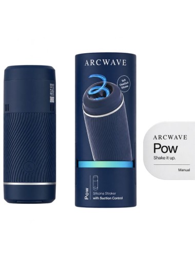 ARCWAVE - POW STROKER MANUALE CON CONTROLLO DELL'ASPIRAZIONE BLU