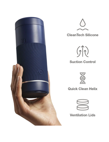 ARCWAVE - POW STROKER MANUALE CON CONTROLLO DELL'ASPIRAZIONE BLU