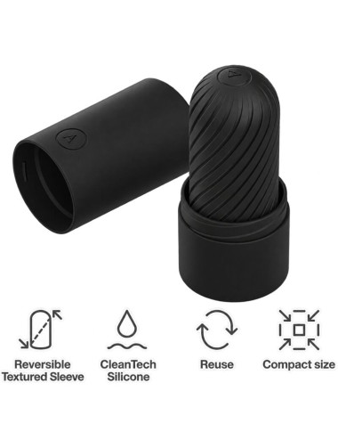 ARCWAVE - GHOST STROKER REVERSIBILE IN SILICONE NERO