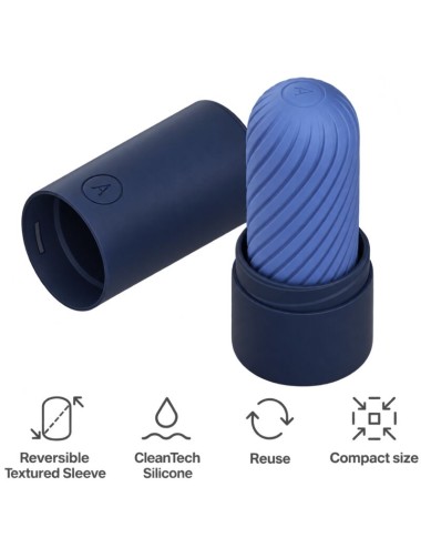 ARCWAVE - GHOST STROKER REVERSIBILE IN SILICONE BLU