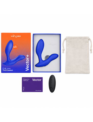 WE-VIBE - VECTOR+ MASSAGGIATORE PROSTATICO A DOPPIA STIMOLAZIONE BLU ROYAL