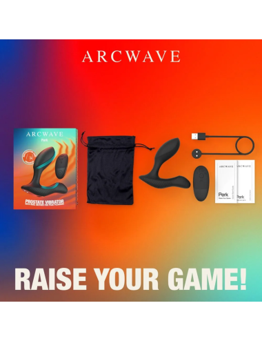 ARCWAVE - PERK MASSAGGIATORE PROSTATICO VIBRANTE CON DOPPIO MOTORE E TELECOMANDO NERO