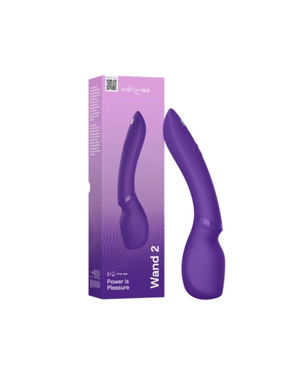 WE-VIBE - WAND 2 MASSAGGIATORE CORPO A BACCHETTA RICARICABILE VIOLA