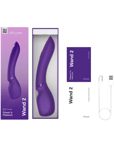 WE-VIBE - WAND 2 MASSAGGIATORE CORPO A BACCHETTA RICARICABILE VIOLA