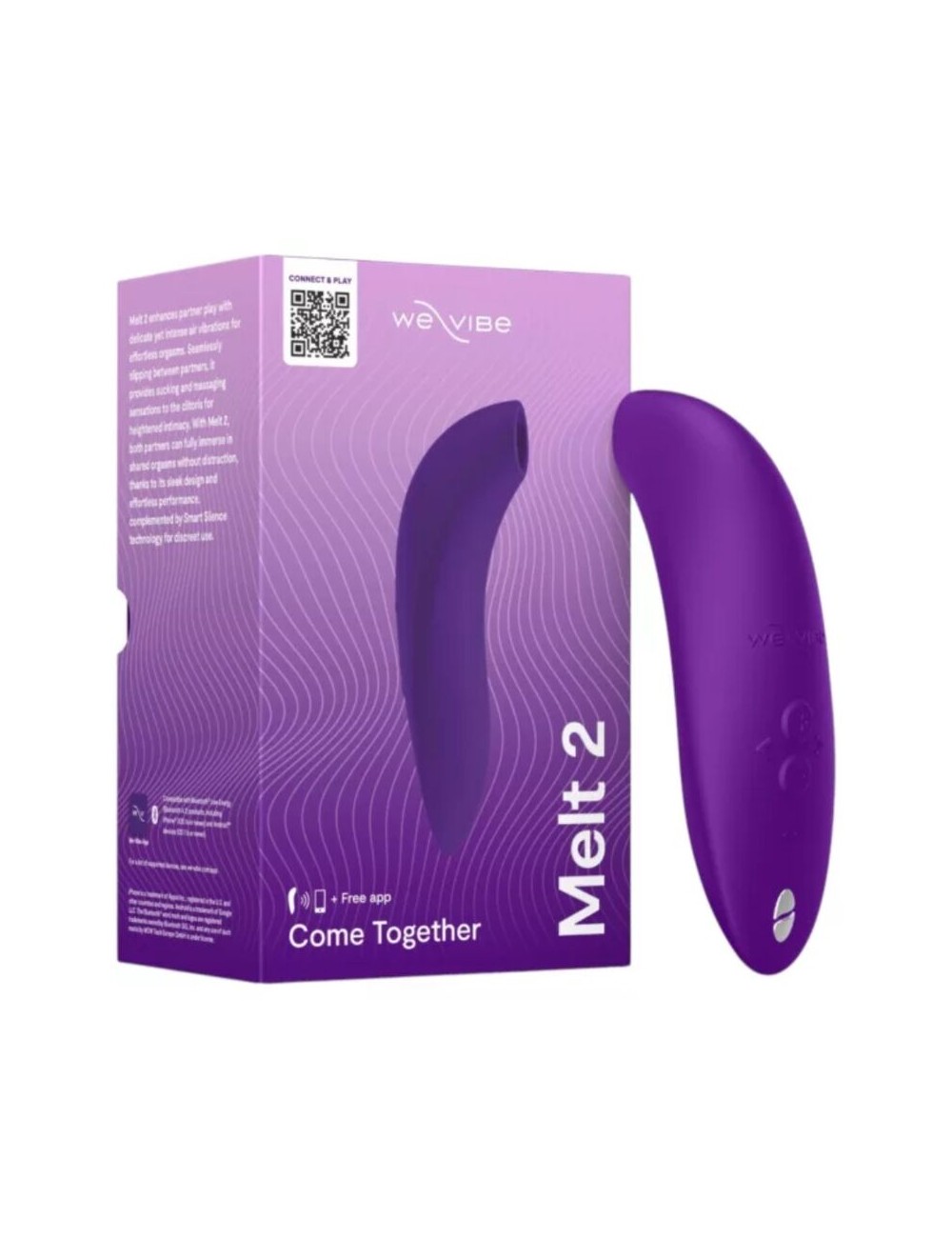 WE-VIBE - MELT 2 STIMOLATORE CLITORIDEO A IMPULSI D'ARIA VIOLA