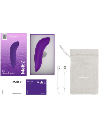 WE-VIBE - MELT 2 STIMOLATORE CLITORIDEO A IMPULSI D'ARIA VIOLA