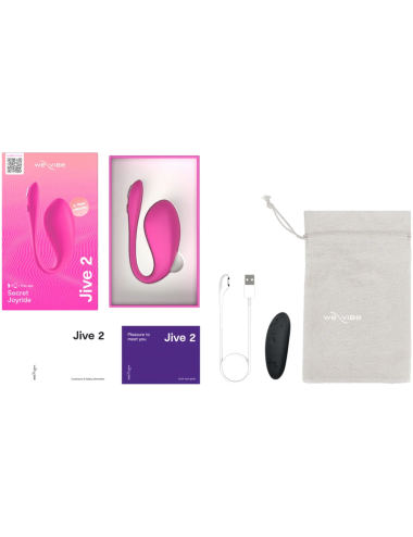 WE-VIBE - JIVE 2 VIBRATORE A UOVO INDOSSABILE ROSA ELETTRICO