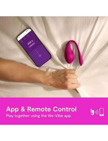 WE-VIBE - JIVE 2 VIBRATORE A UOVO INDOSSABILE ROSA ELETTRICO