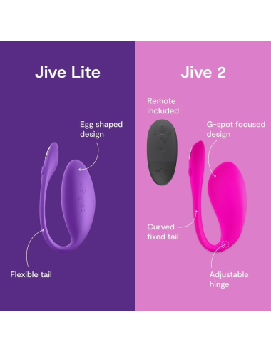 WE-VIBE - VIBRATORE A UOVO INDOSSABILE CONTROLLABILE TRAMITE APP JIVE LITE, VIOLA