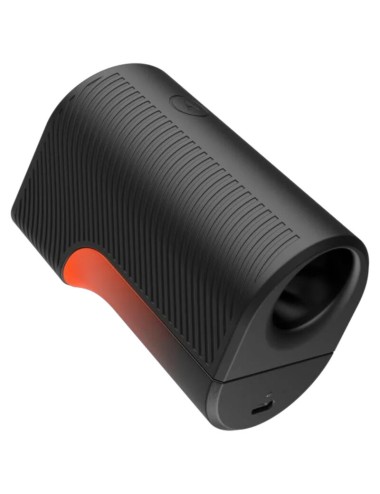 ARCWAVE - AIR MASTURBATORE MASCHILE ELASTICO CON IMPULSI D'ARIA E 6 LIVELLI DI INTENSITÀ NERO