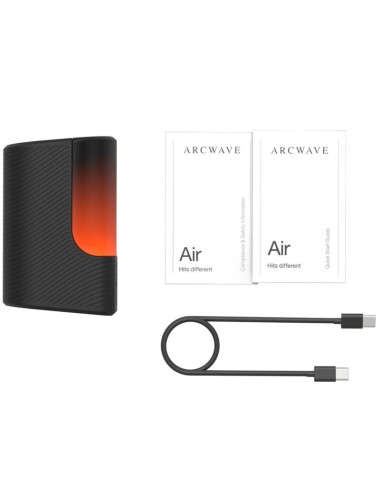 ARCWAVE - AIR MASTURBATORE MASCHILE ELASTICO CON IMPULSI D'ARIA E 6 LIVELLI DI INTENSITÀ NERO