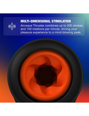 ARCWAVE - THRUSTER STROKER MASCHILE AUTOMATICO CON SPINTA, ROTAZIONE E CONTROLLO