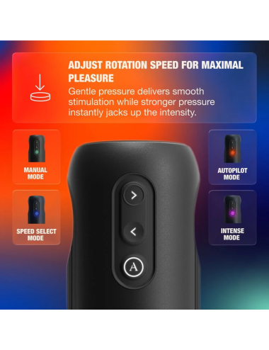 ARCWAVE - ORBIT MASTURBATORE MASCHILE ROTANTE A 360° CON CONTROLLO TRAMITE APP NERO