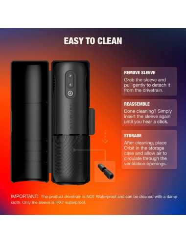 ARCWAVE - ORBIT MASTURBATORE MASCHILE ROTANTE A 360° CON CONTROLLO TRAMITE APP NERO