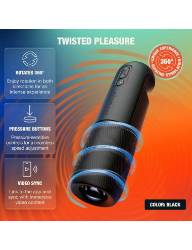 ARCWAVE - ORBIT MASTURBATORE MASCHILE ROTANTE A 360° CON CONTROLLO TRAMITE APP NERO