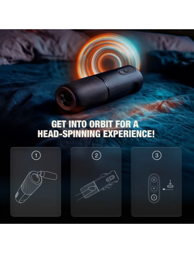 ARCWAVE - ORBIT MASTURBATORE MASCHILE ROTANTE A 360° CON CONTROLLO TRAMITE APP NERO
