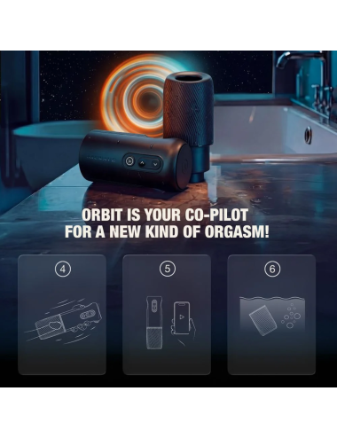 ARCWAVE - ORBIT MASTURBATORE MASCHILE ROTANTE A 360° CON CONTROLLO TRAMITE APP NERO