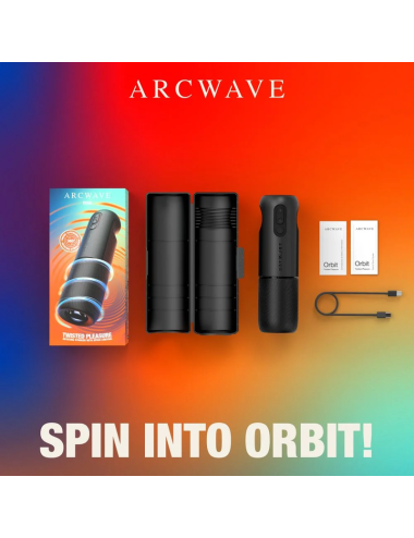 ARCWAVE - ORBIT MASTURBATORE MASCHILE ROTANTE A 360° CON CONTROLLO TRAMITE APP NERO