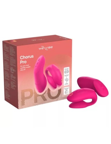 WE-VIBE - VIBRATORE PER COPPIE CHORUS PRO PREMIUM ROSA ELETTRICO
