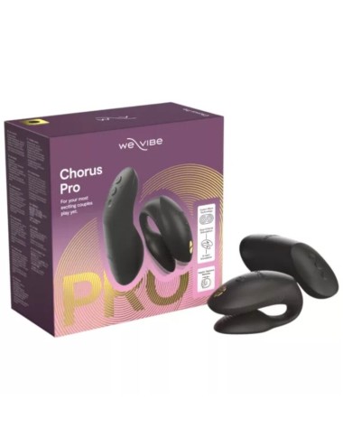 WE-VIBE - VIBRATORE PER COPPIE CHORUS PRO PREMIUM NERO SATINATO
