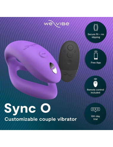 WE-VIBE - VIBRATORE PER COPPIE SYNC O WRAPPING-STIMULATION LUCE VIOLA