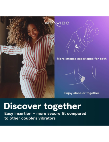 WE-VIBE - VIBRATORE PER COPPIE SYNC O WRAPPING-STIMULATION LUCE VIOLA