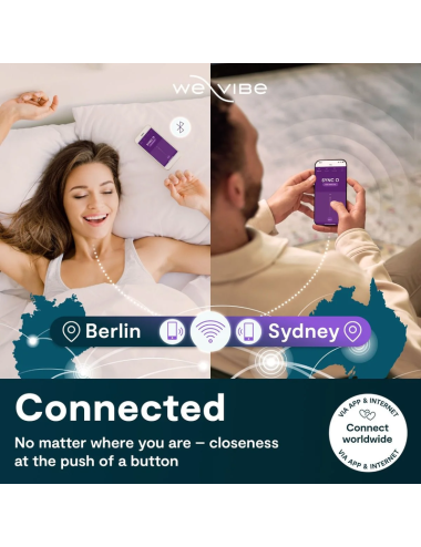 WE-VIBE - VIBRATORE PER COPPIE SYNC O WRAPPING-STIMULATION LUCE VIOLA