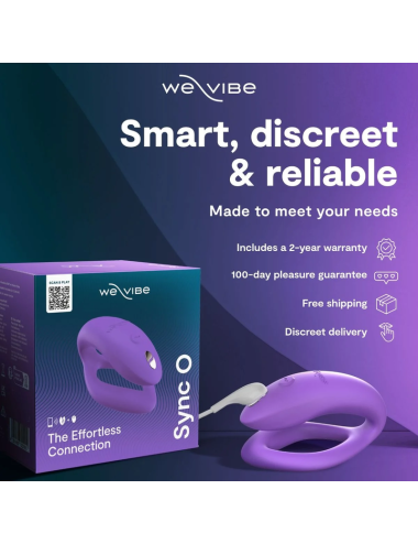 WE-VIBE - VIBRATORE PER COPPIE SYNC O WRAPPING-STIMULATION LUCE VIOLA
