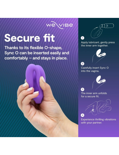 WE-VIBE - VIBRATORE PER COPPIE SYNC O WRAPPING-STIMULATION LUCE VIOLA